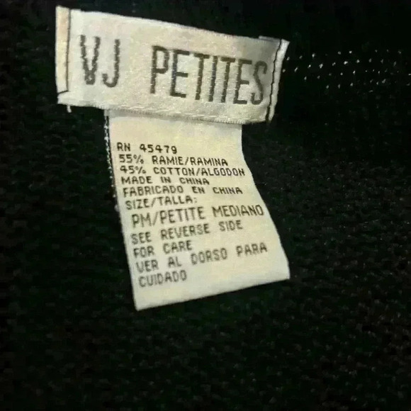 VTG Ugly Cute Christmas Sweater Vest Beaded silver gold bells V neck button PM - Picture 5 of 5